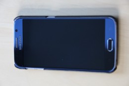 Samsung Galaxy S6 Stilgut Leder Case ohne Deckel in Schwarz