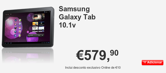 Samsung Galaxy Tab 10.1V in Portugal